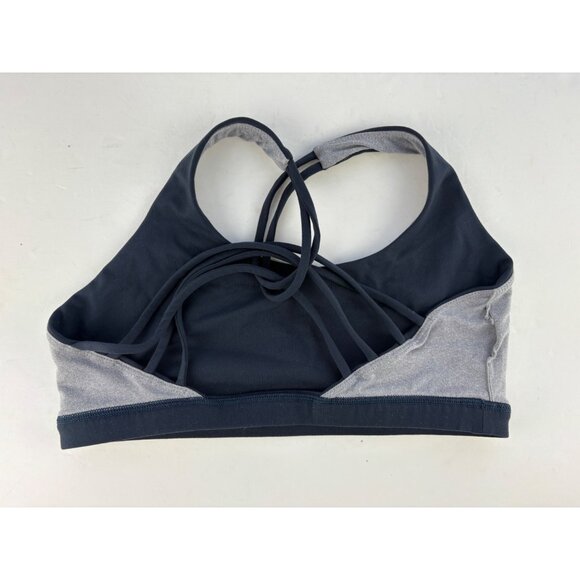 Born Primitive Vitality 2.0 Sports Bra Navy Blue Strappy Back Size Small - Picture 9 of 11